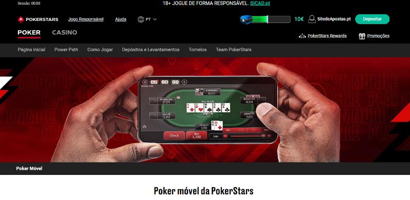 Site de apostas com Multibanco Pokerstars